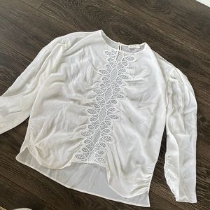 Sandro silk blouse